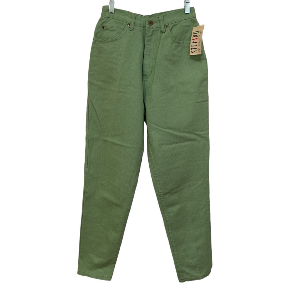 Vintage Stefano International Pistachio Green Jeans
